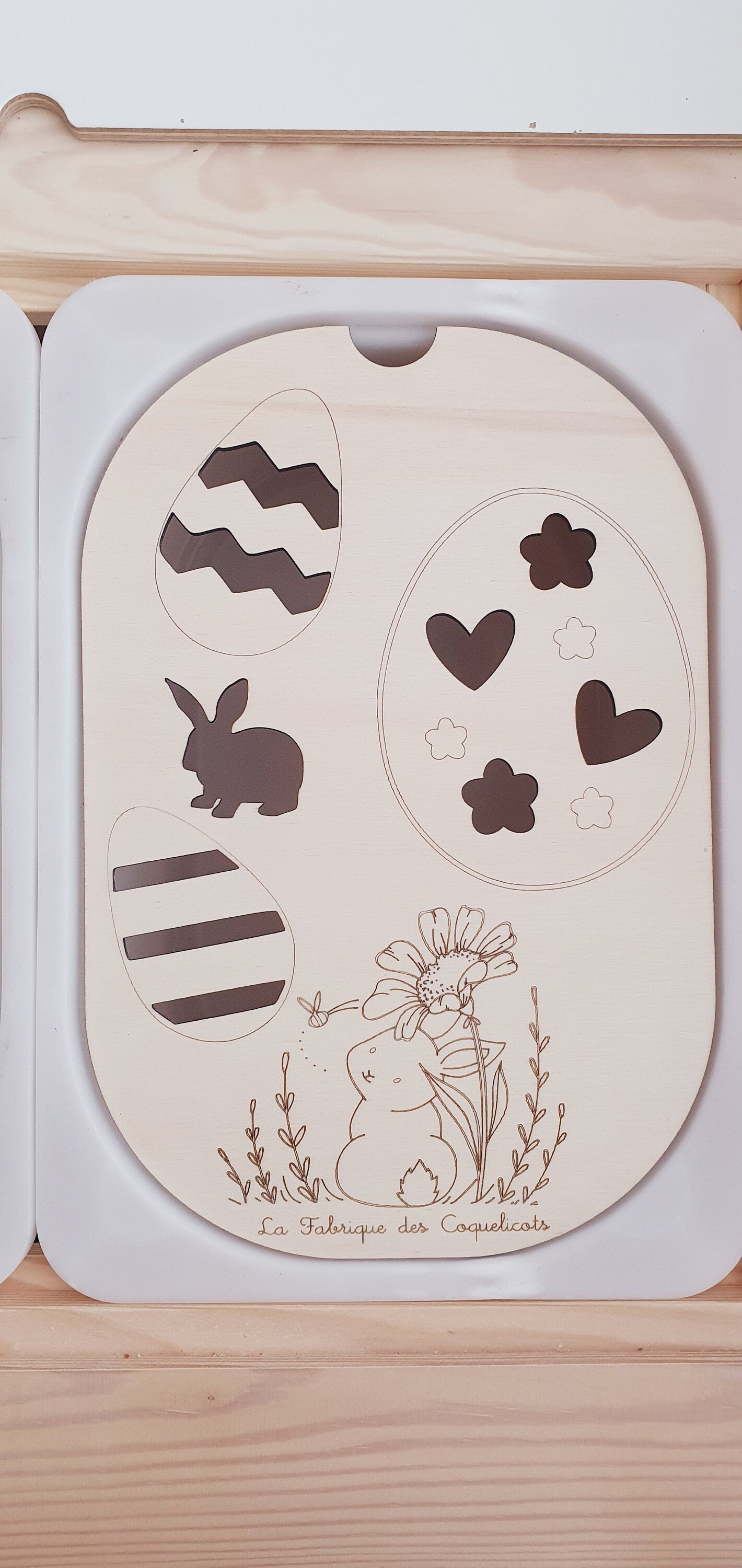 Petit couvercle TROFAST / Lapin de Paques