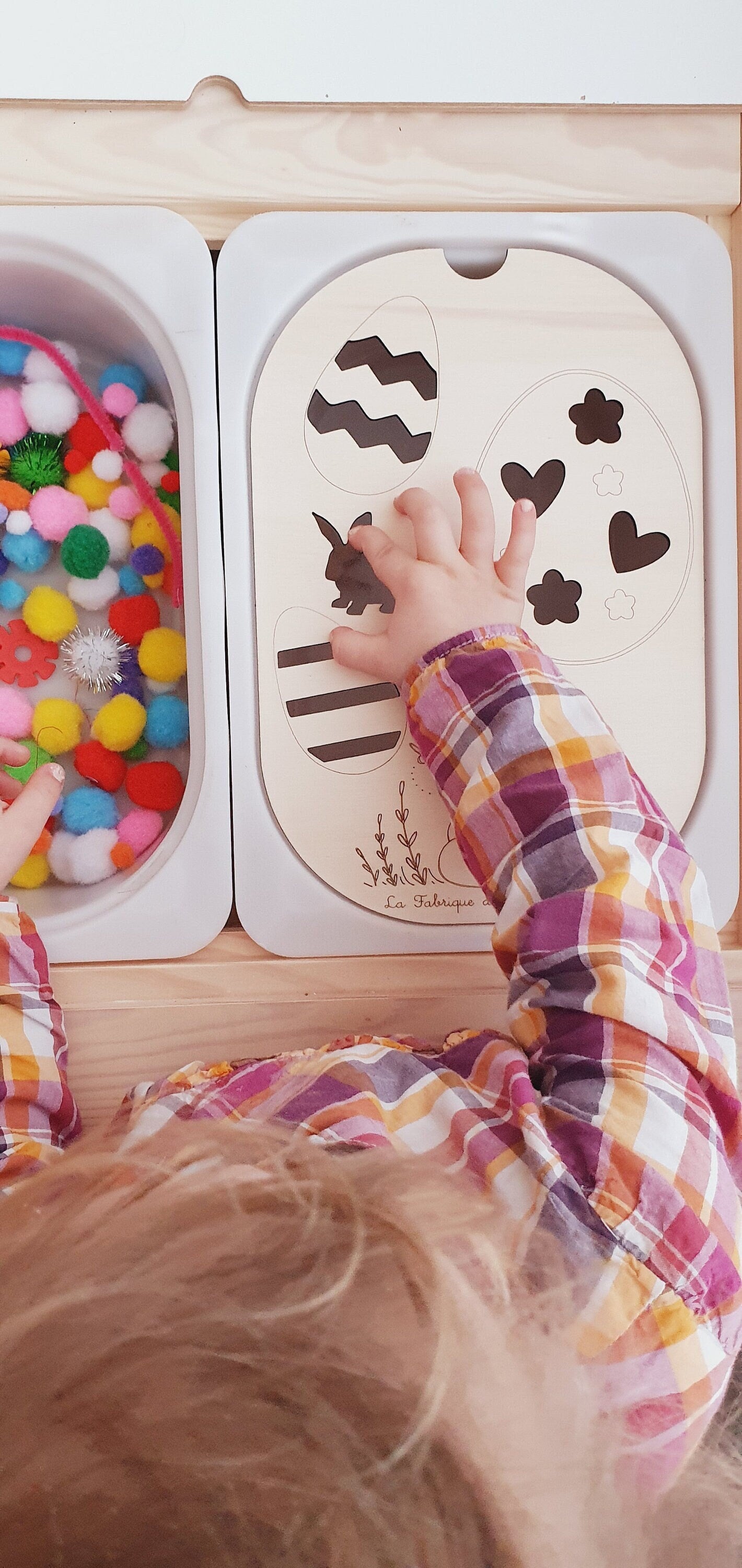 Petit couvercle TROFAST / Lapin de Paques