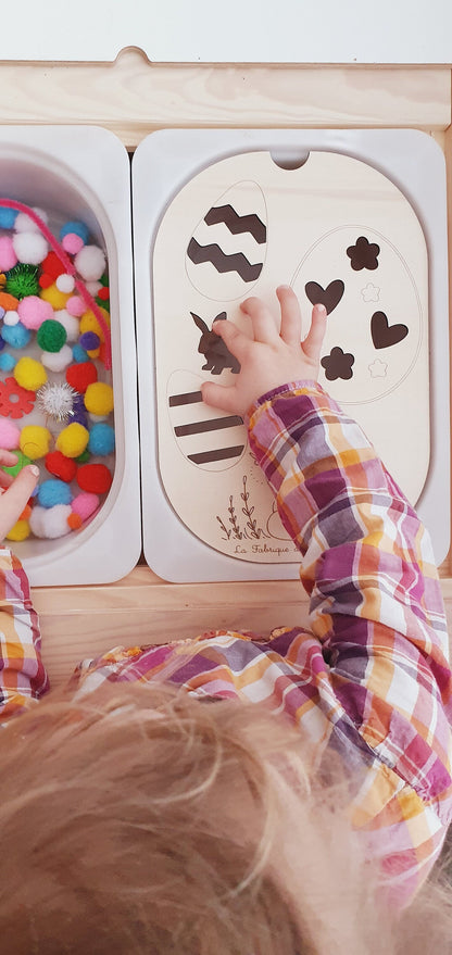 Petit couvercle TROFAST / Lapin de Paques