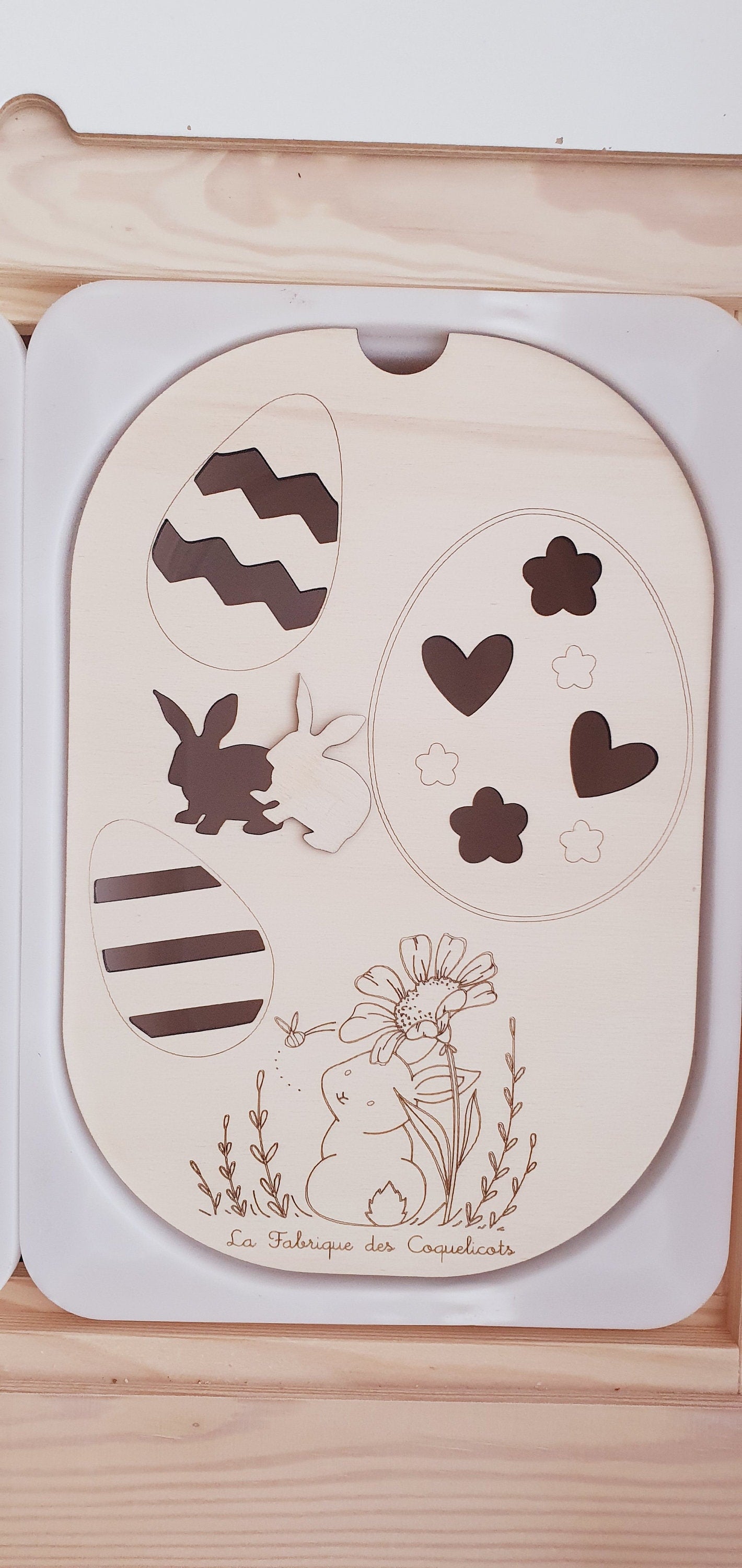 Petit couvercle TROFAST / Lapin de Paques