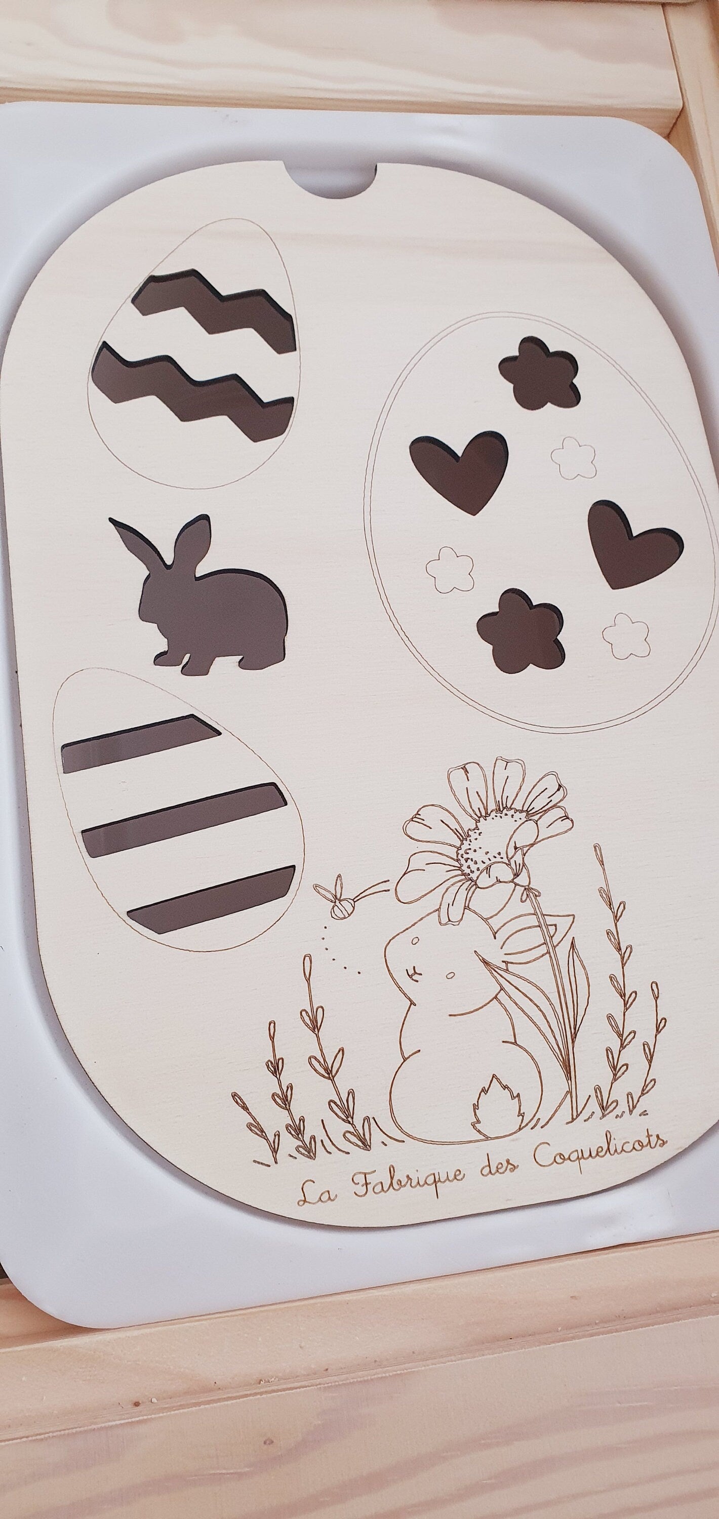 Petit couvercle TROFAST / Lapin de Paques