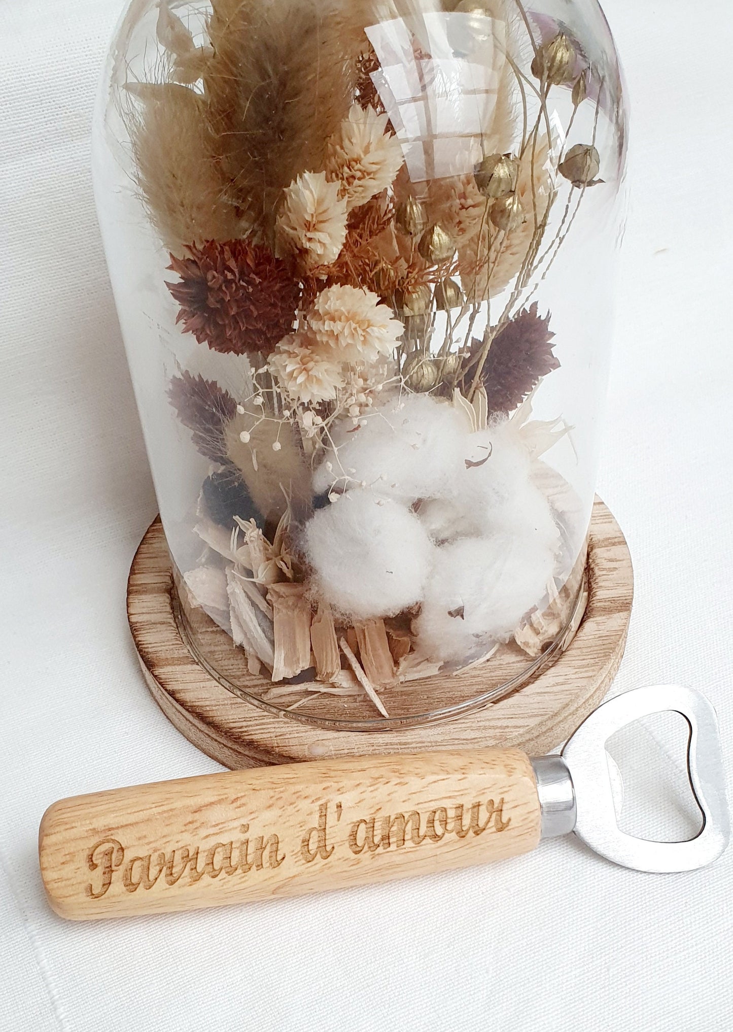 Décapsuleur en bois gravé | personnalisé | cadeau homme papy papa maman cadeau pour lui | amis