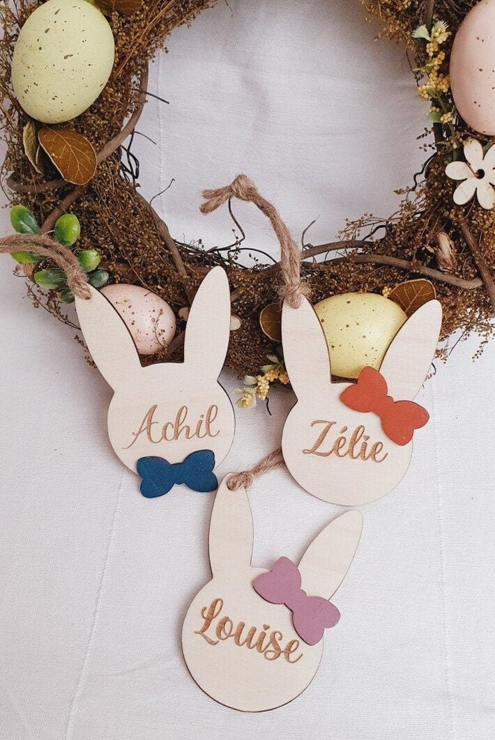 Sujet bois PAQUES  / décoration / cadeau personnalisé de Pâques