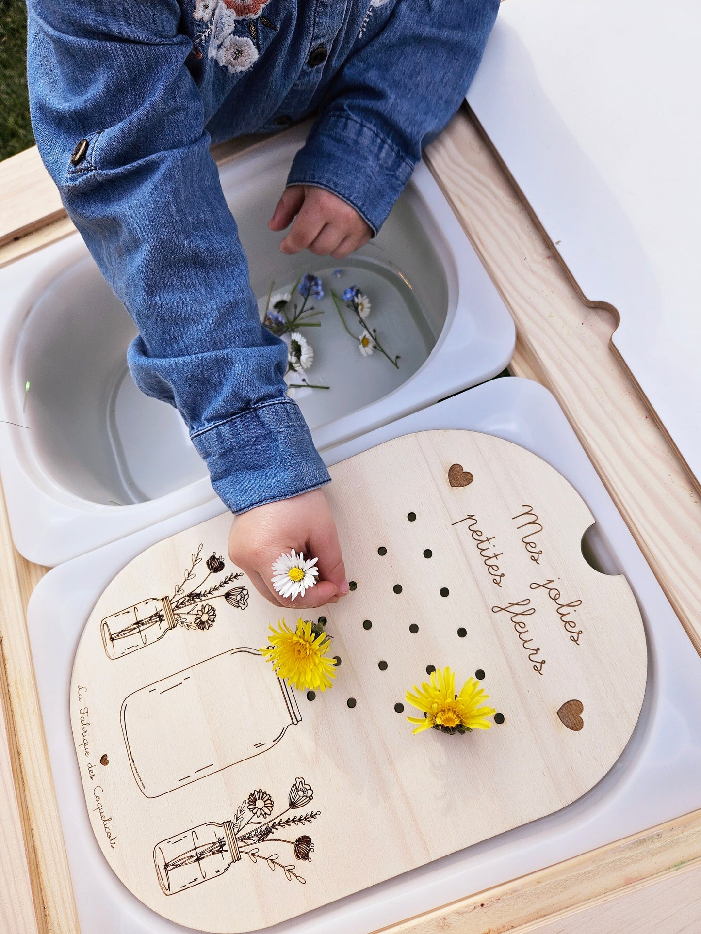 Couvercle TROFAST / vase de fleur