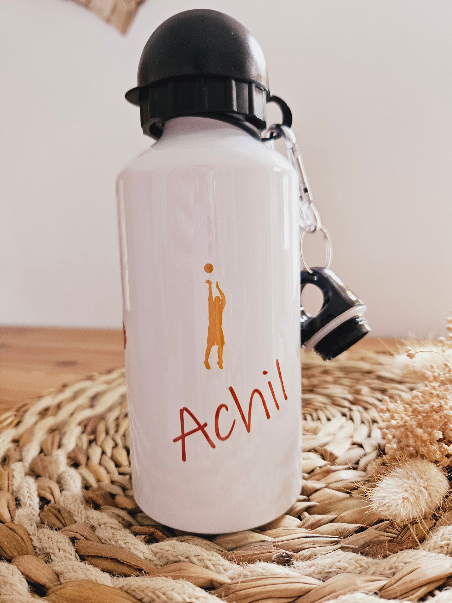 Gourde personnalisé | Gourde enfant | Rentrée des classes | cadeau personnalisé | Sport / basketball gourde garçon/ vaisselle enfant /basket