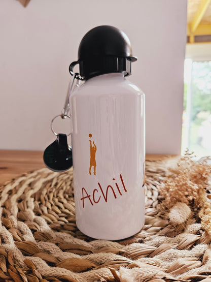 Gourde personnalisé | Gourde enfant | Rentrée des classes | cadeau personnalisé | Sport / basketball gourde garçon/ vaisselle enfant /basket
