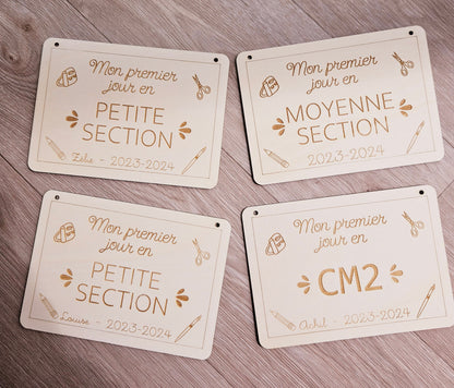 Pancarte rentrée des classes