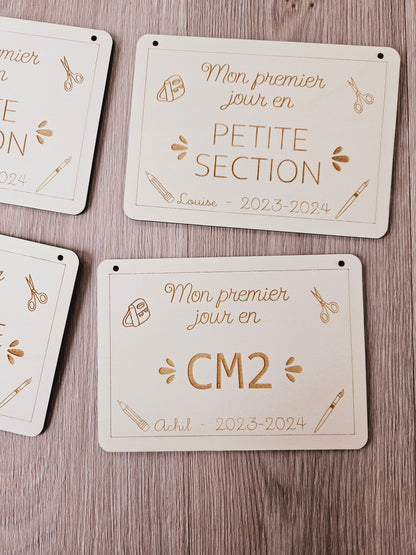 Pancarte rentrée des classes