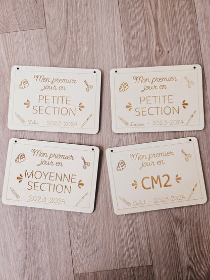 Pancarte rentrée des classes