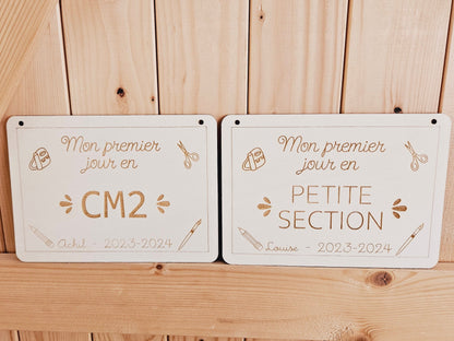 Pancarte rentrée des classes