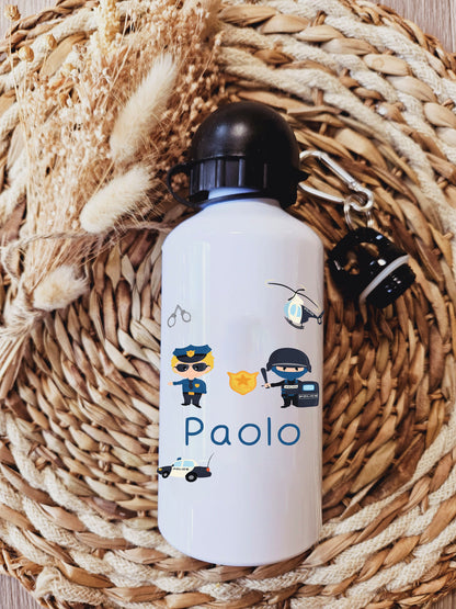 Gourde personnalisé | Gourde enfant | Rentrée des classes | cadeau personnalisé | Fille | cerf | animaux | animaux foret |