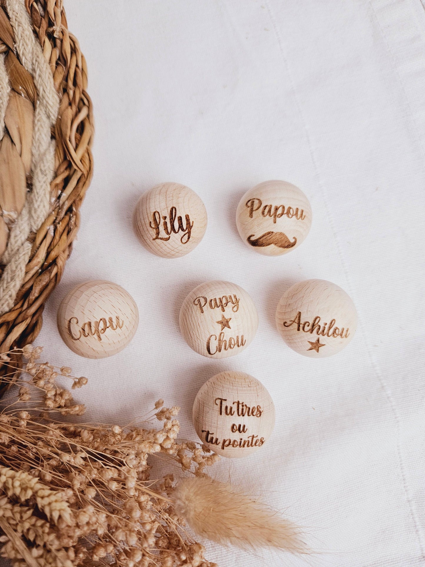 Cochonnet pétanque personnalisé / mariage / cadeau invité / tonton papy papa/ fête des pères / fêtes de papy papi / parrain / témoin /