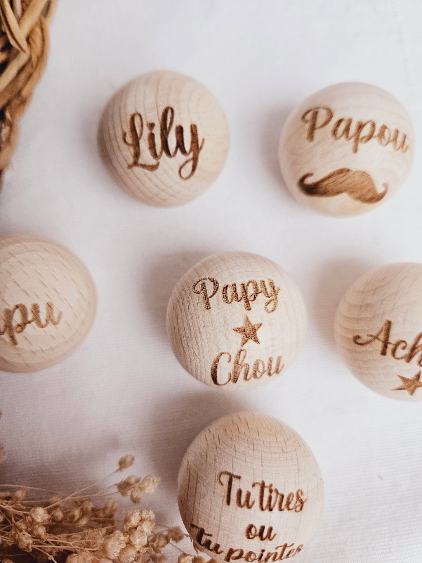 Cochonnet pétanque personnalisé / mariage / cadeau invité / tonton papy papa/ fête des pères / fêtes de papy papi / parrain / témoin /