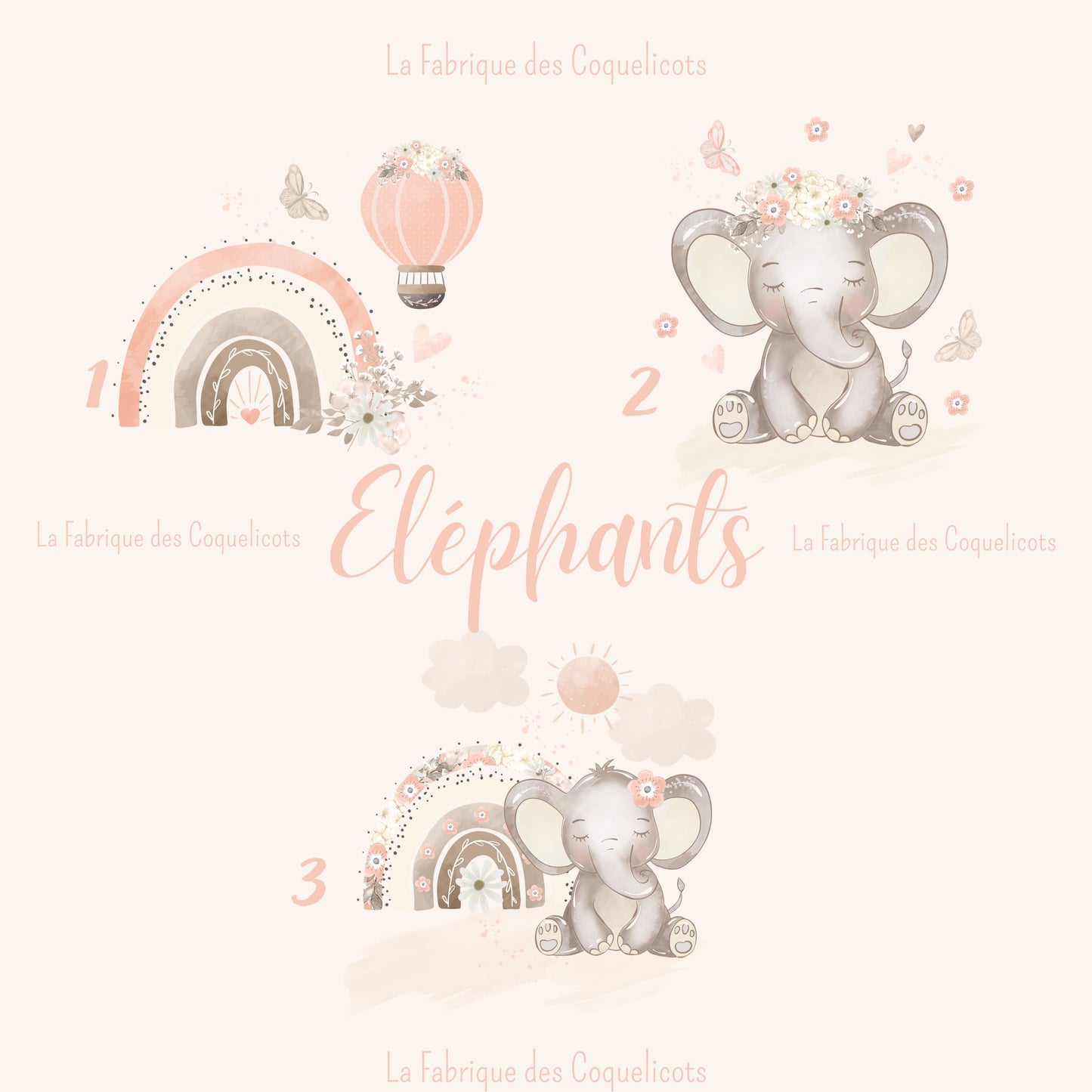 Coussin personnalisé | coussin de naissance | cadeau de naissance | coussin bébé | enfant | Elephant