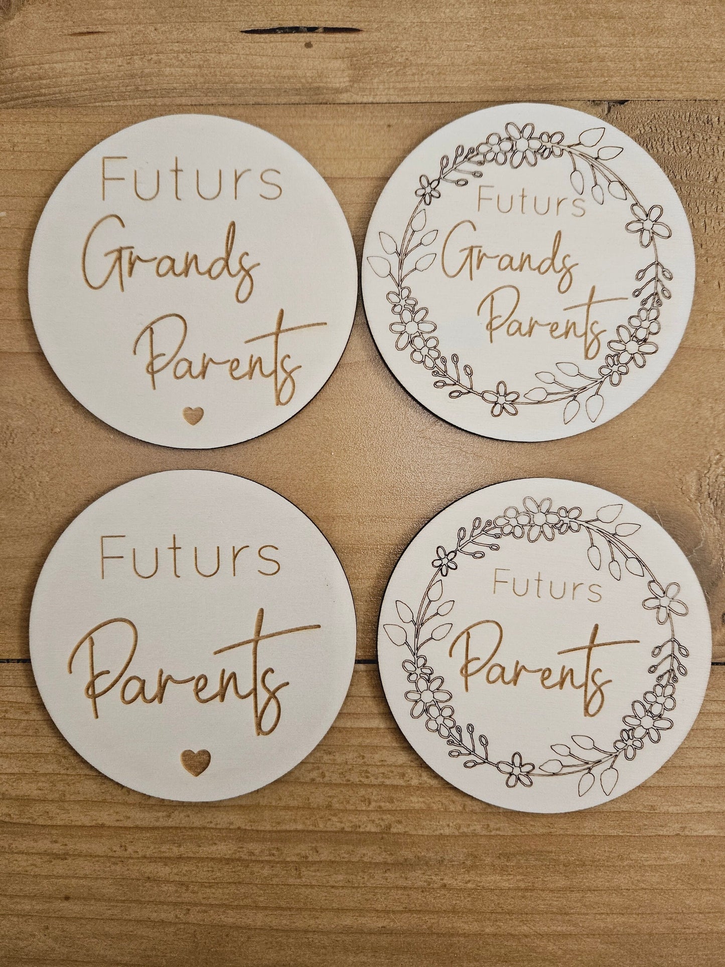 Carte annonce grossesse / futur parent / futur grand parent / mamie papy / annonce papy / photo grossesse cadeau personnalisé