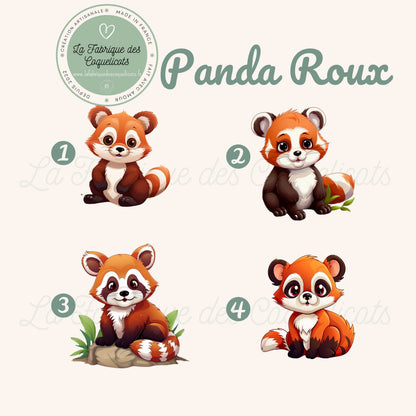 Gobelet / verre personnalisé enfant bébé / cadeau personnalisé rentrée des classes école maternelle / incassable | panda roux