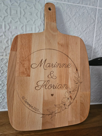 Planche à découper / déco maison / planche cuisine personnalisé / cadeau mariage / cadeau marié / cadeau personnalisé / cadeau femme mamie