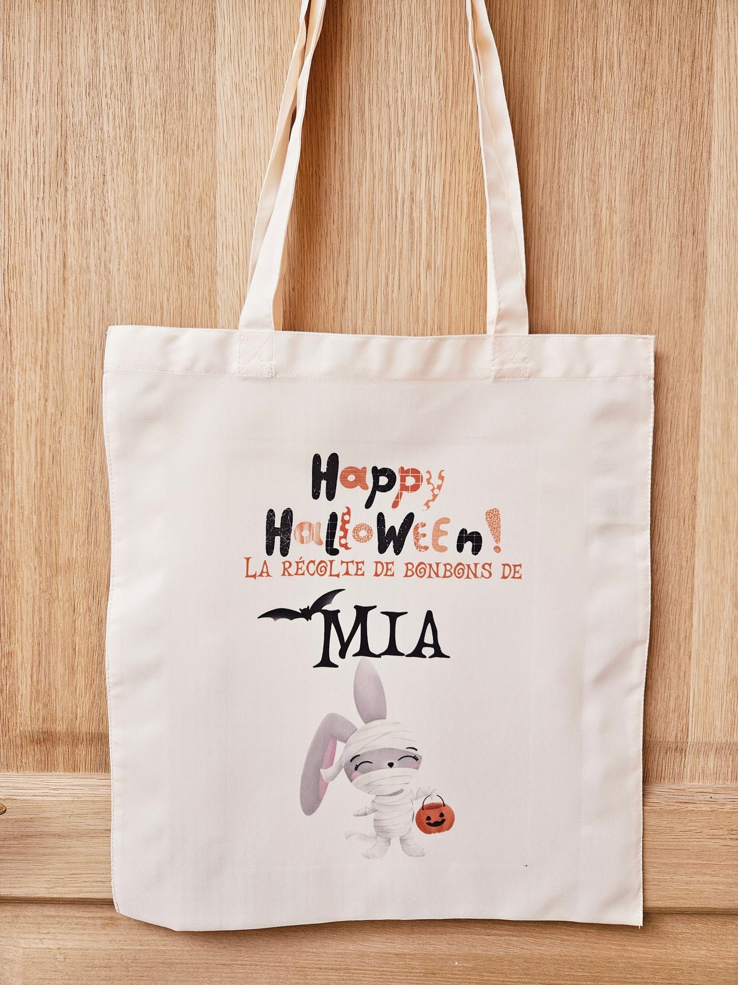 SAC HALLOWEEN | sac à bonbons | bonbons halloween | fête halloween | récolte bonbons | halloween personnalisé | cadeau personnalisé enfant