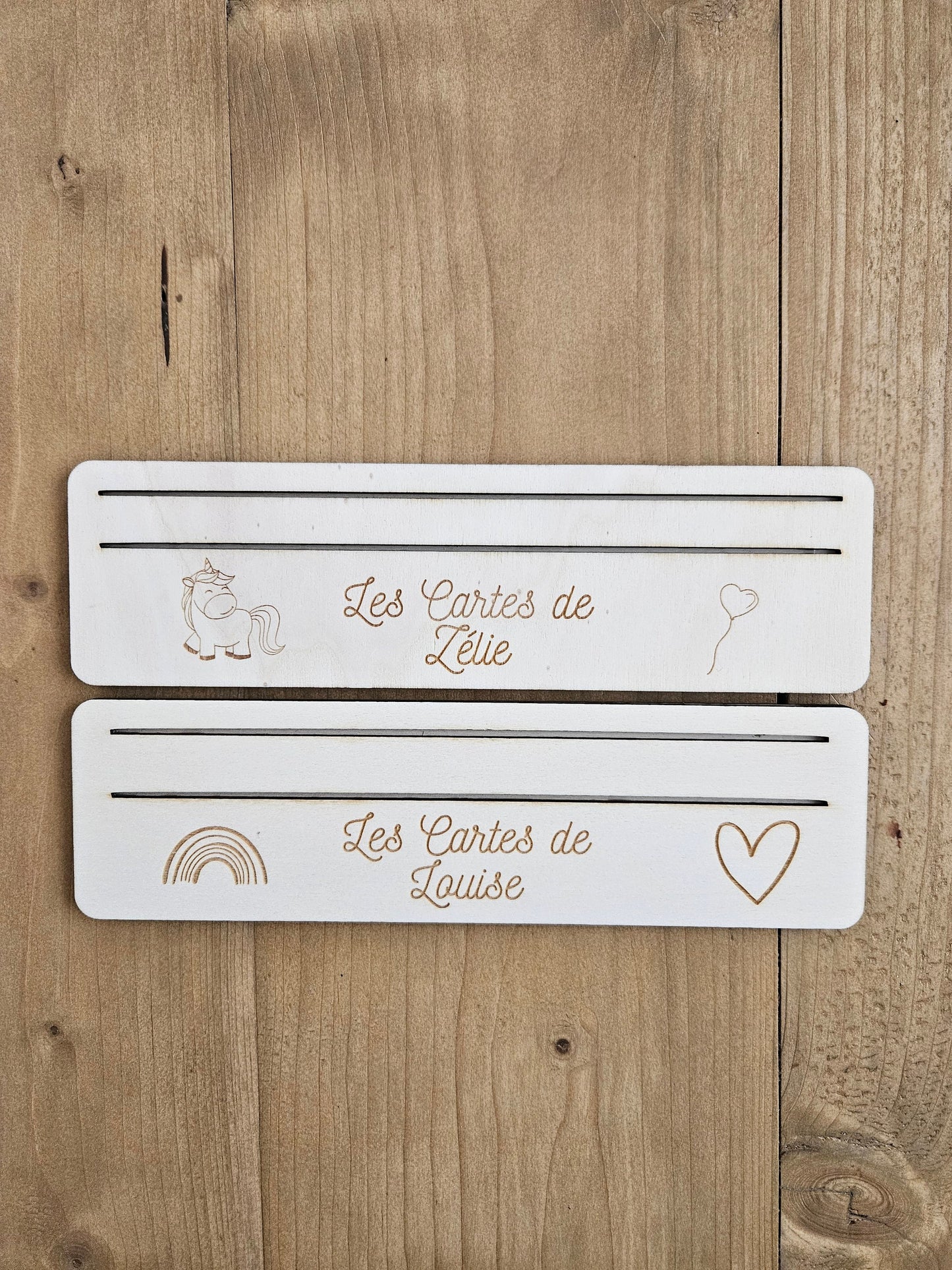 Porte carte / support carte de jeu enfant personnalisé - carte à jouer - autonomie - prénom - garçon fille - idée cadeau personnalisé enfant