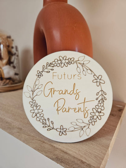 Carte annonce grossesse / futur parent / futur grand parent / mamie papy / annonce papy / photo grossesse cadeau personnalisé