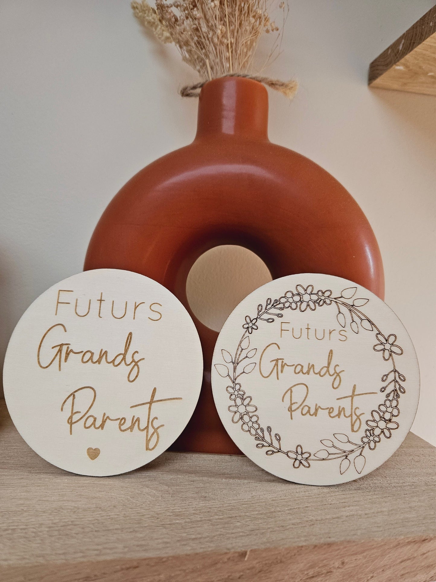 Carte annonce grossesse / futur parent / futur grand parent / mamie papy / annonce papy / photo grossesse cadeau personnalisé