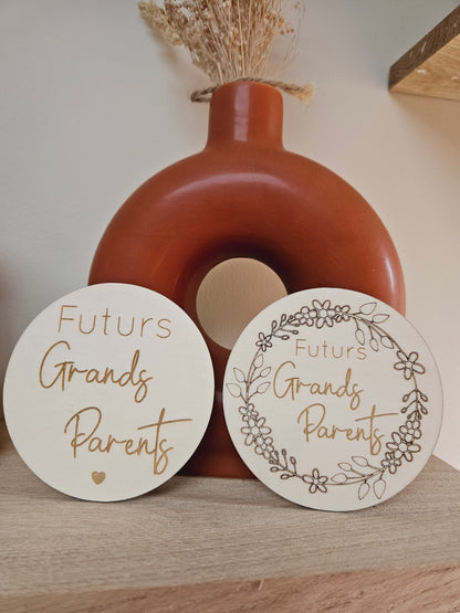 Carte annonce grossesse / futur parent / futur grand parent / mamie papy / annonce papy / photo grossesse cadeau personnalisé