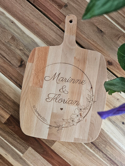 Planche à découper / déco maison / planche cuisine personnalisé / cadeau mariage / cadeau marié / cadeau personnalisé / cadeau femme mamie