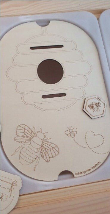 Couvercle TROFAST / Le monde des abeilles