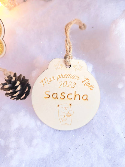 Boule de Noël personnalisé / cadeau personnalisé enfant déco, noel prénom