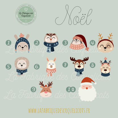 Hotte de Noël / sac à cadeau / hotte personnalisé / cadeau enfant / noel enfant cadeau personnalisé