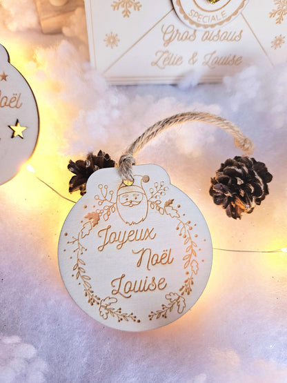 Boule de Noël personnalisé / cadeau personnalisé enfant déco, noel prénom