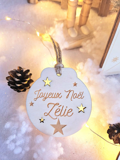 Boule de Noël personnalisé / cadeau personnalisé enfant déco, noel prénom