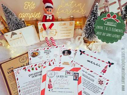 Kit complet LUTIN FARCEUR de Noël