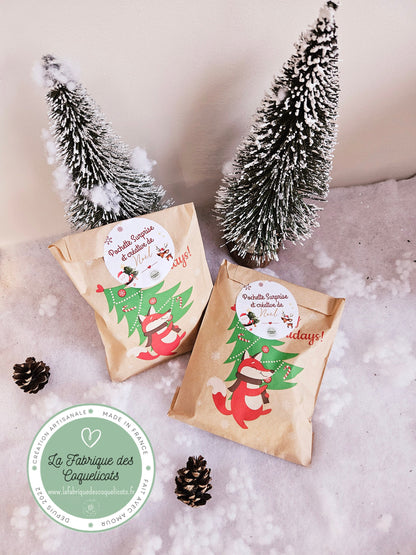 Pochette surprise Noël - kit surprise, activité enfant activité noël cadeau enfant cadeau noel