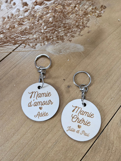 Porte clé personnalisé mamie / grands mères / maman / cadeau personnalisé / clé