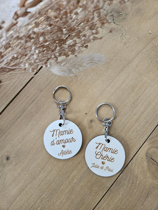 Porte clé personnalisé mamie / grands mères / maman / cadeau personnalisé / clé