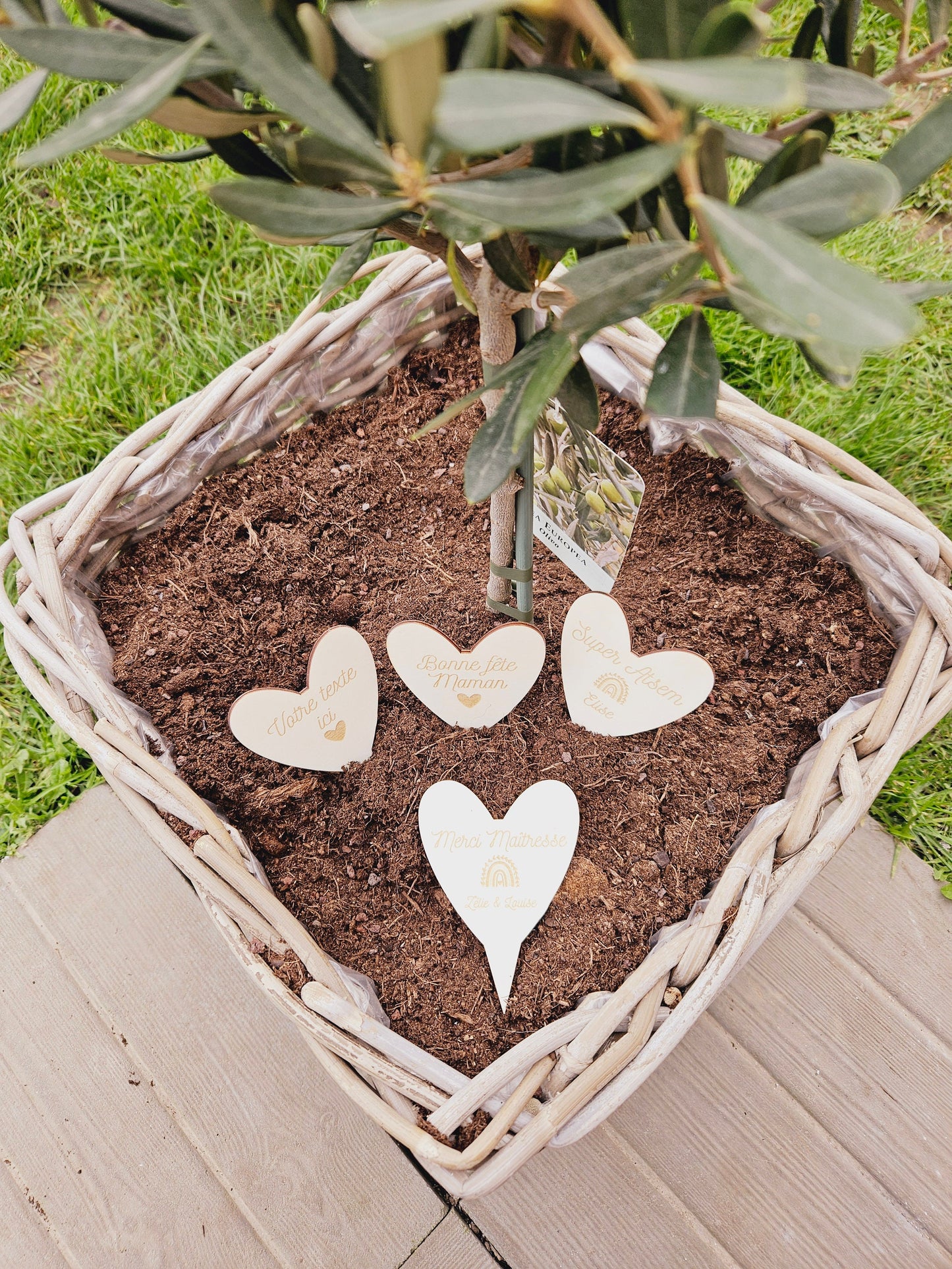 Sachet de graine de fleur et d'amour à planter - personnalisé - cadeau invité - maîtresse - mariage - témoin - baptême mamie maman papa fête