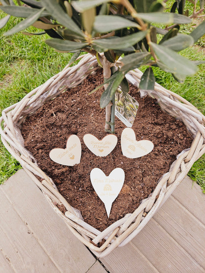 Sachet de graine de fleur et d'amour à planter - personnalisé - cadeau invité - maîtresse - mariage - témoin - baptême mamie maman papa fête