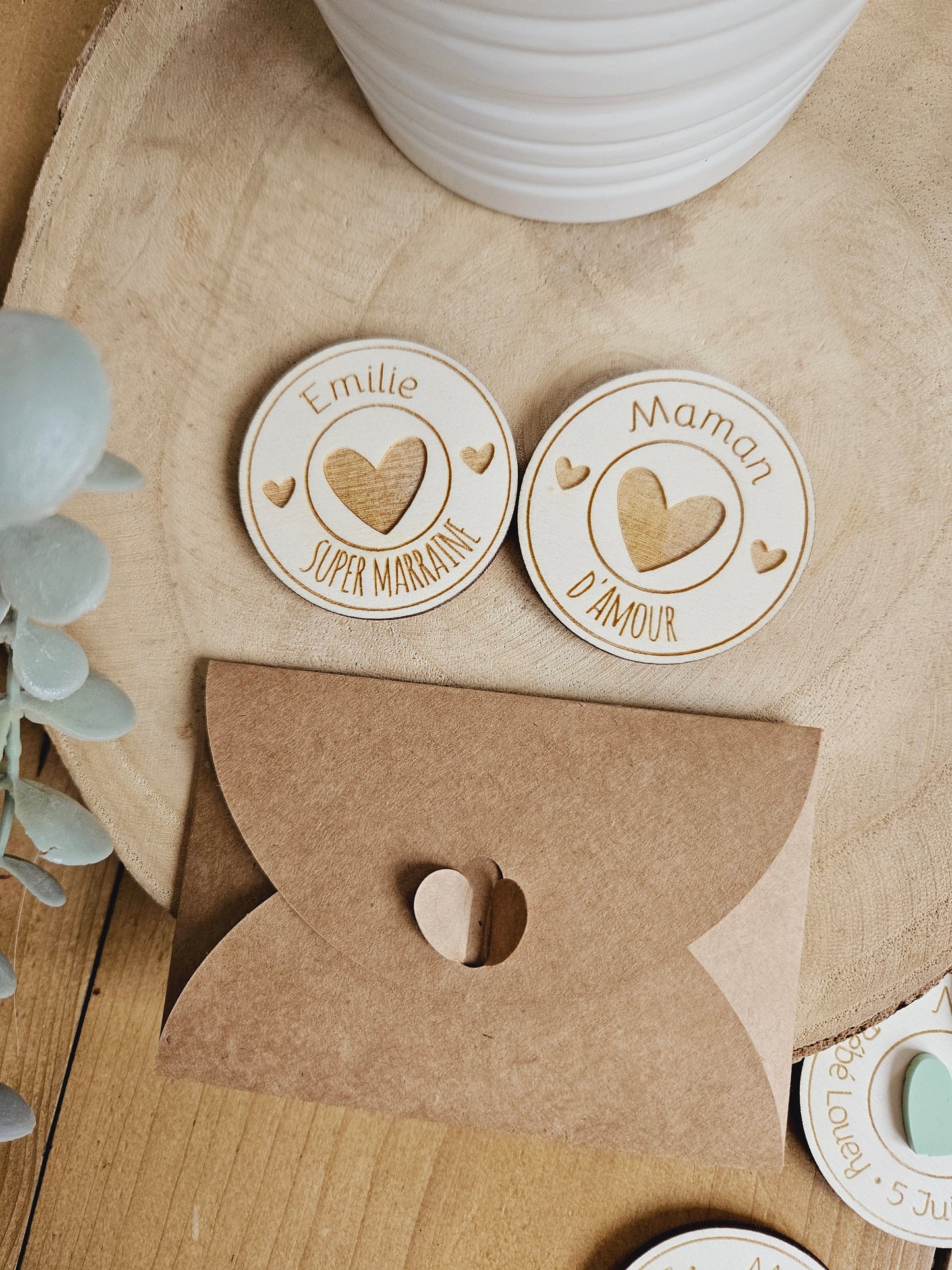 Magnet personnalisé / cadeau invité Merci