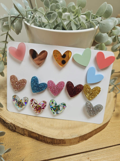 Pin's - carte personnalisée - annonce grossesse fête - mamie- maman - papa - cadeau personnalisé baptême anniversaire -cœur paillète