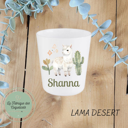 Gobelet / verre personnalisé enfant bébé / cadeau personnalisé rentrée des classes école maternelle / incassable / fille GARCON