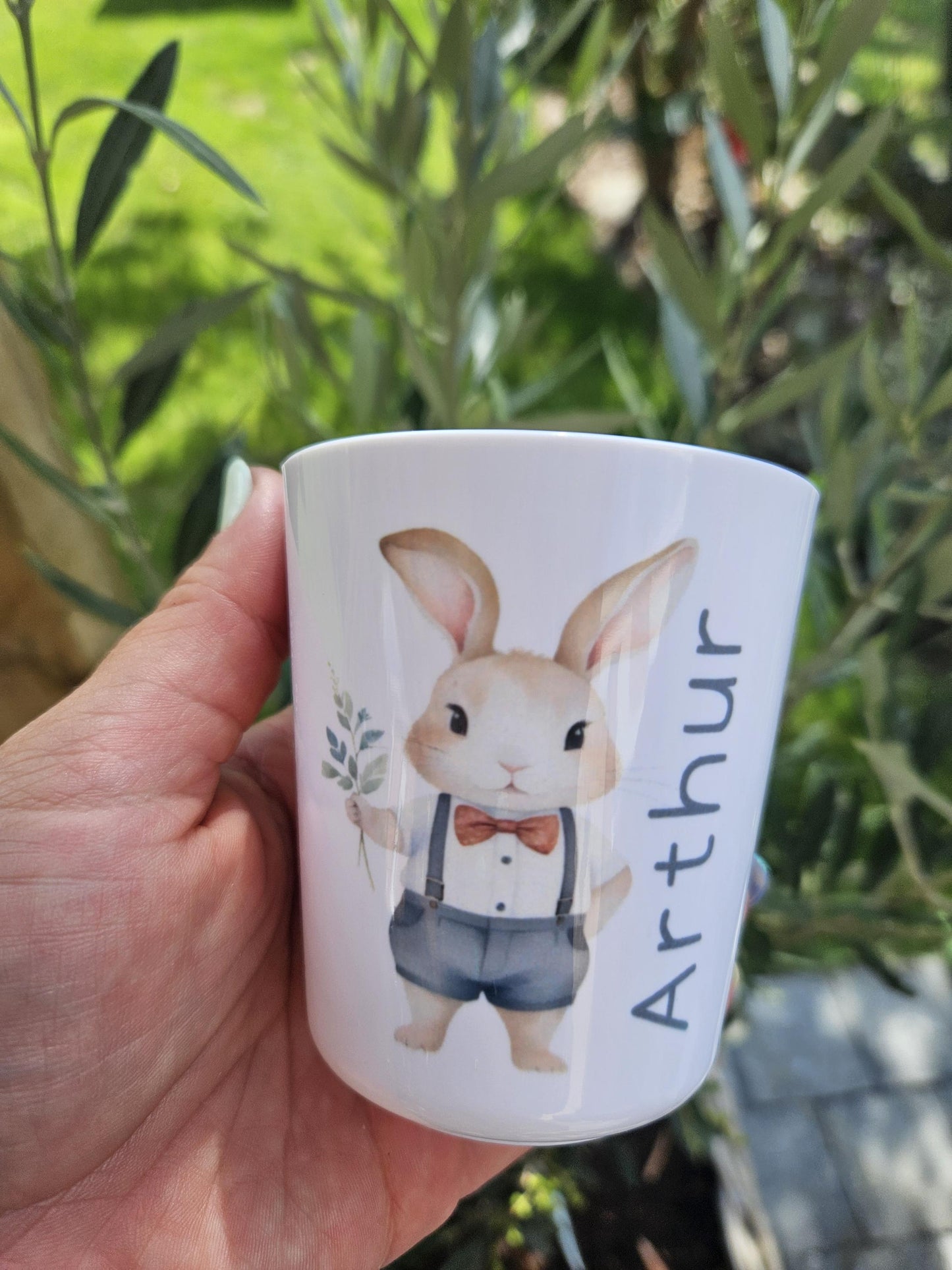 Gobelet / verre personnalisé enfant bébé / cadeau personnalisé rentrée des classes école maternelle / incassable / fille GARCON