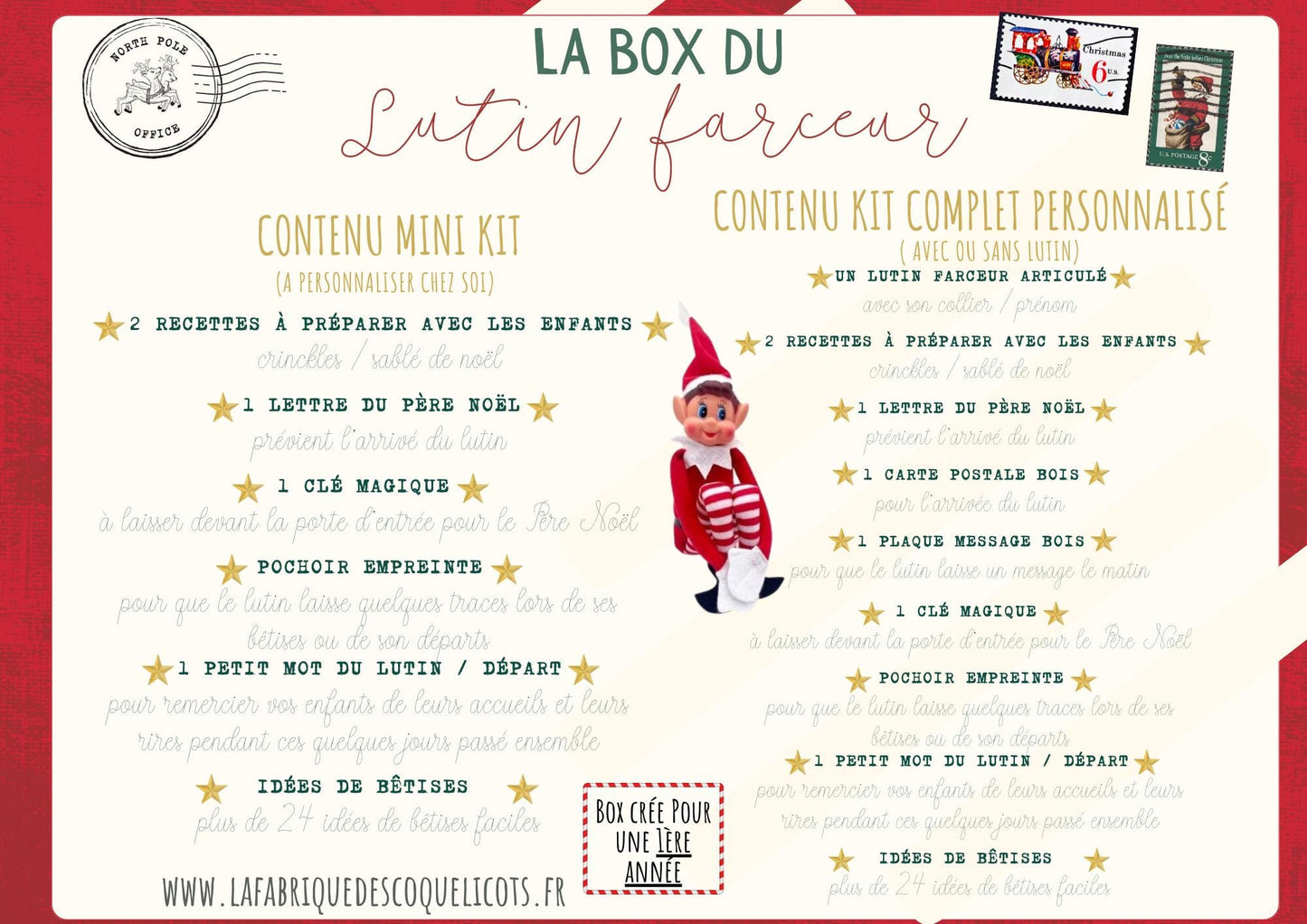 Kit complet LUTIN FARCEUR de Noël