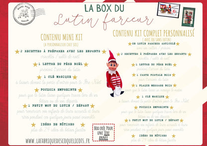 Kit complet LUTIN FARCEUR de Noël