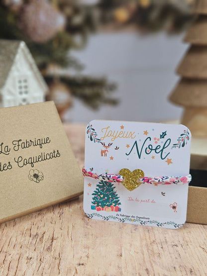 Bracelet maitresse nounou atsem école Noël cadeau personnalisé cadeau noël femme enfant maternelle / / liberty / cadeau enfant  fin année