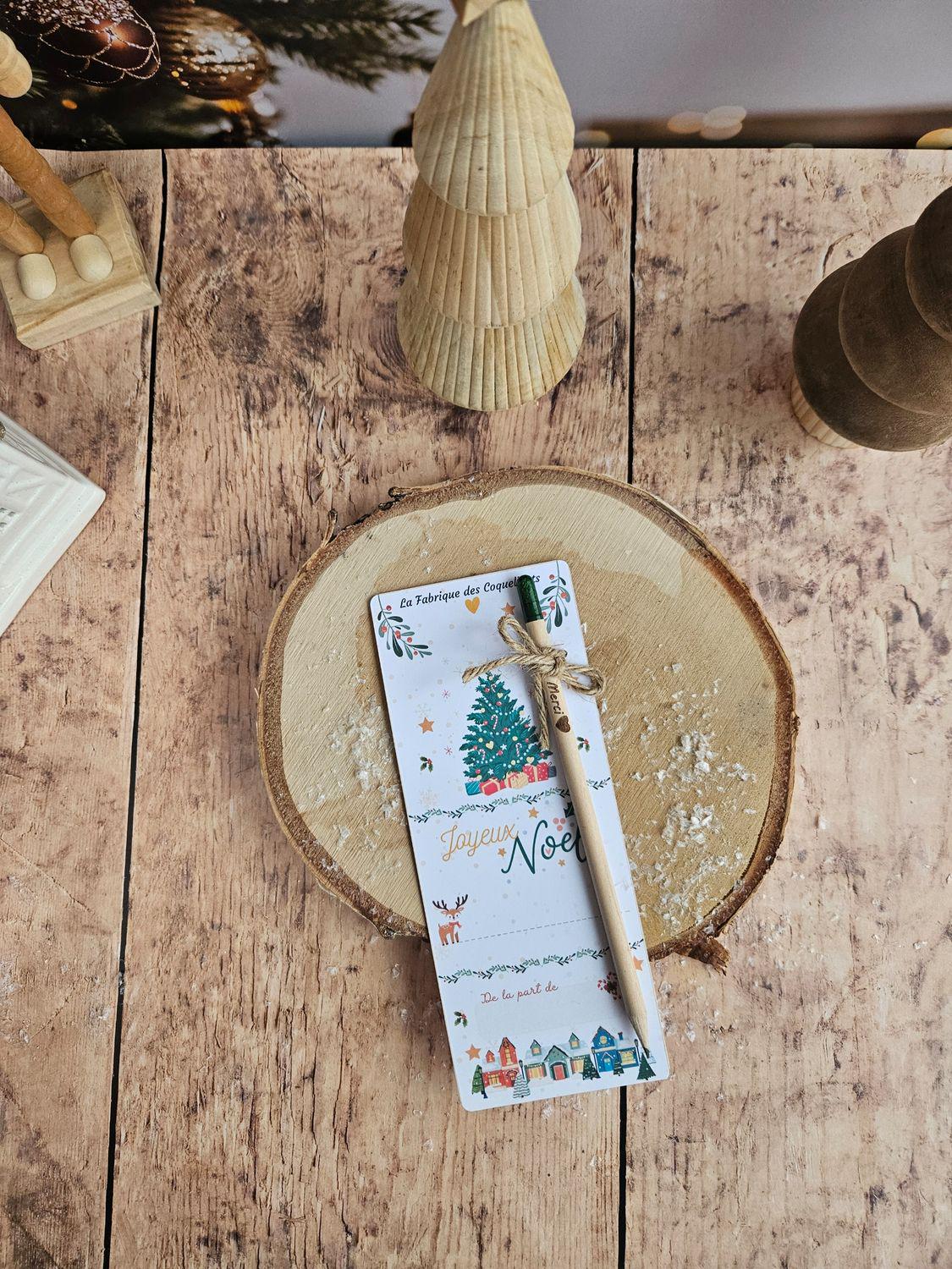 Crayon à planter Noël - à personnaliser - maitresse nounou atsem - Noël cadeau personnalisé - femme enfant cadeau enfant -  fin année