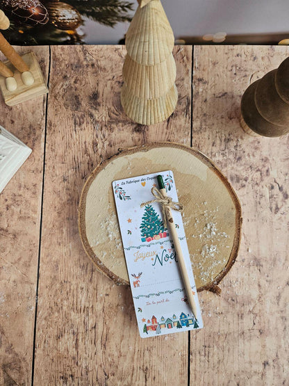 Crayon à planter Noël - à personnaliser - maitresse nounou atsem - Noël cadeau personnalisé - femme enfant cadeau enfant -  fin année