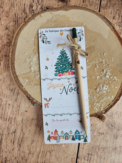 Crayon à planter Noël - à personnaliser - maitresse nounou atsem - Noël cadeau personnalisé - femme enfant cadeau enfant -  fin année
