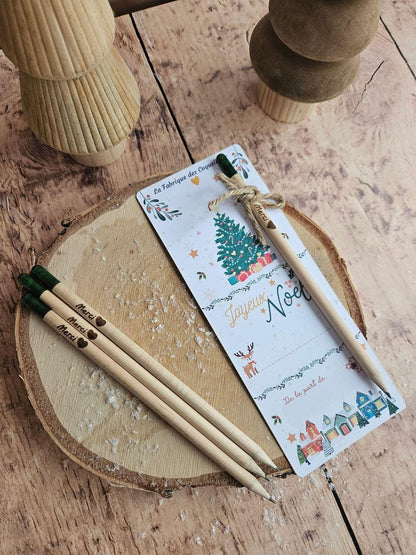 Crayon à planter Noël - à personnaliser - maitresse nounou atsem - Noël cadeau personnalisé - femme enfant cadeau enfant -  fin année