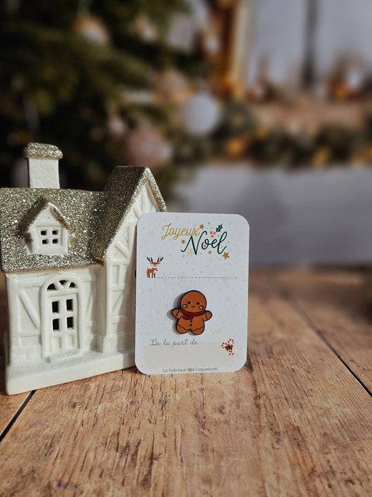 Pins Noël - Pain d'épice / petit biscuit